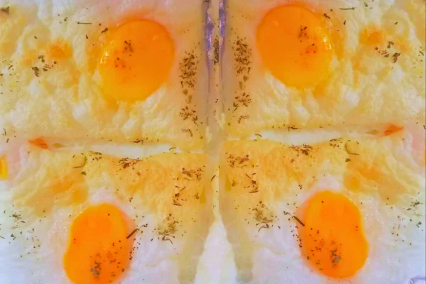 Receta con huevos al horno