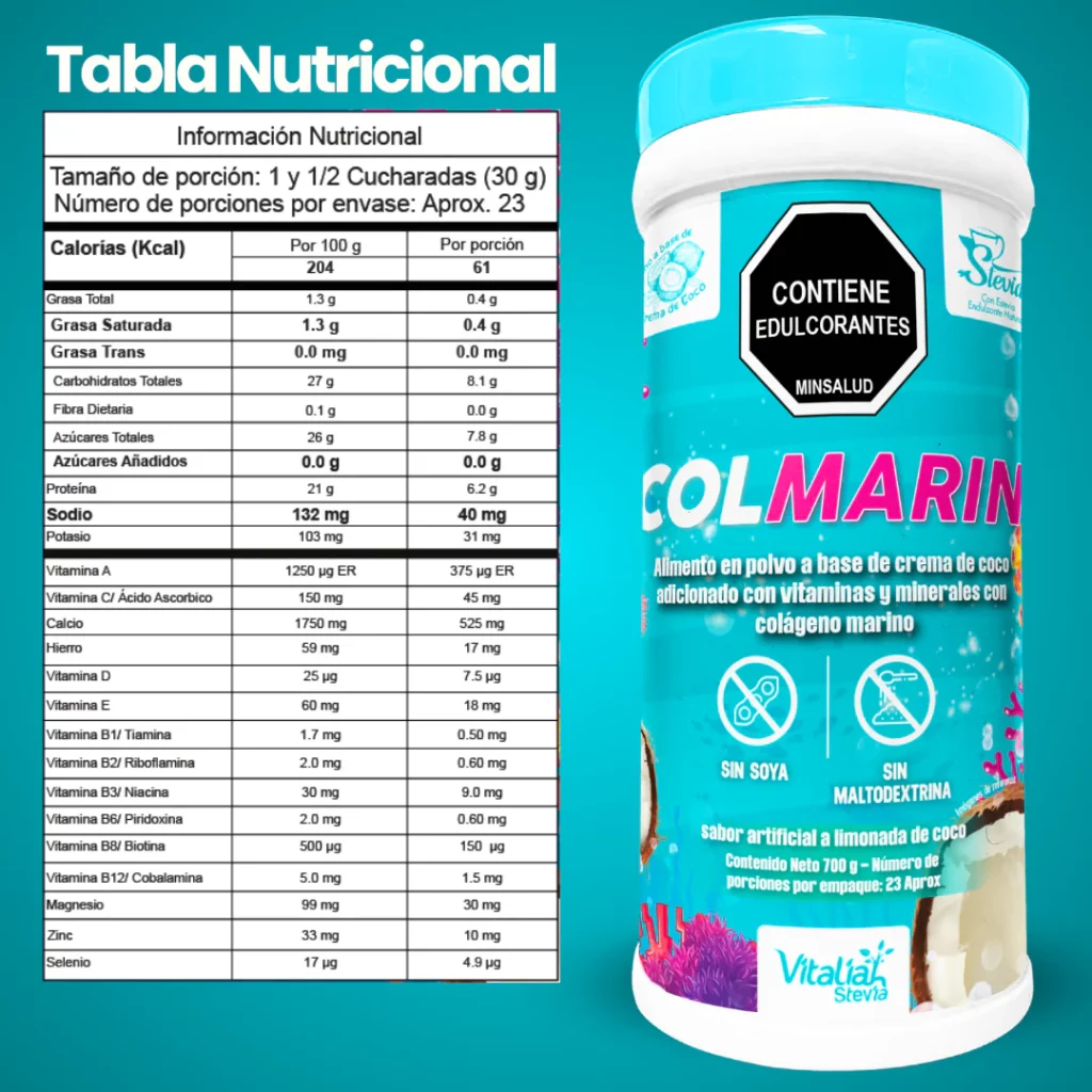 Colageno hidrolizado marino 5 gramos