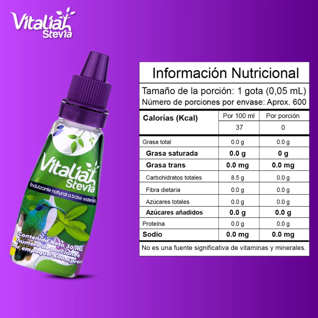 Stevia sin sabores amargos