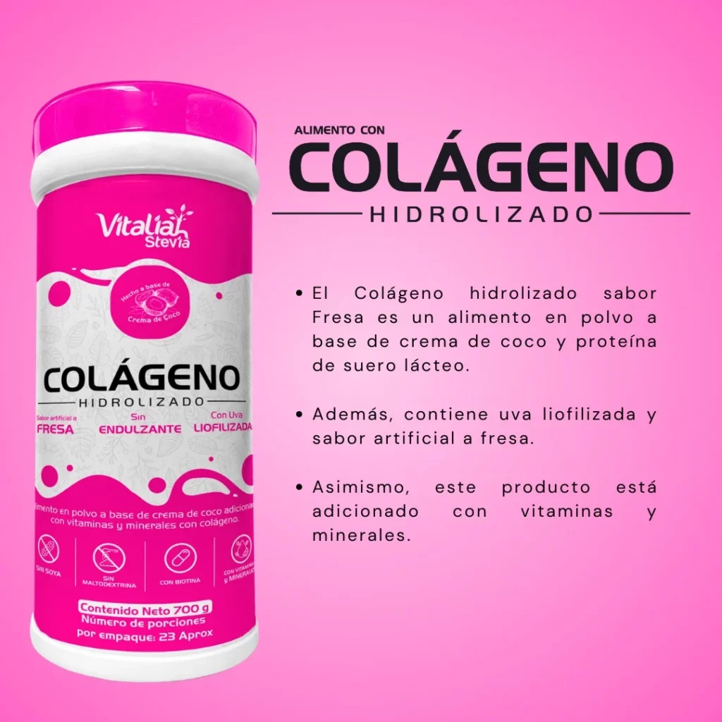 colageno hidrolizado 10 gramos sin azucar